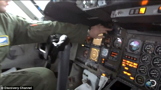 Quick launch: The plane, which was last airborne during the terror attacks on 9/11, is designed to launch within five minutes in the case of a surprise alarm